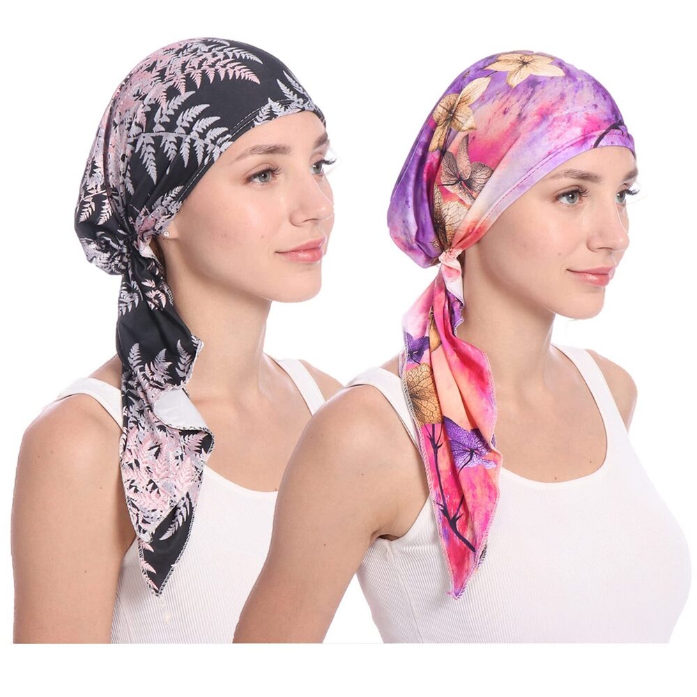 7262 Qhome Rhinestone Head Scarf Head Wrap Chemo Cap Spandex Bandana Du Rag